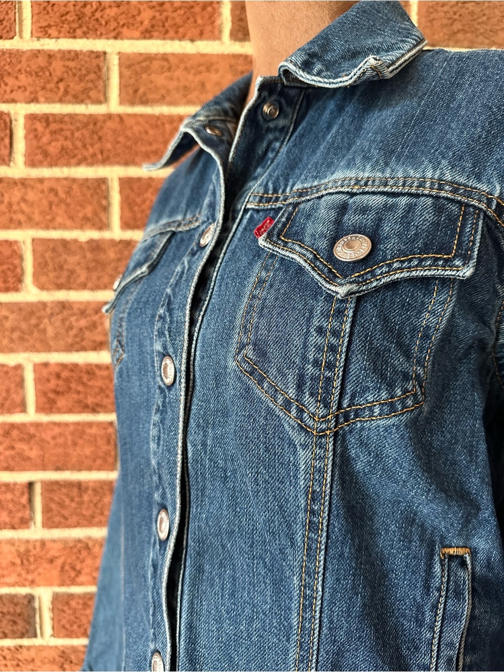 Vintage Levi’s Denim Jacket Women’s Wash Jean Jacket, M - Picture 4 of 11